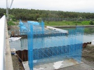 大森橋工事の現況 大森橋工事の現況